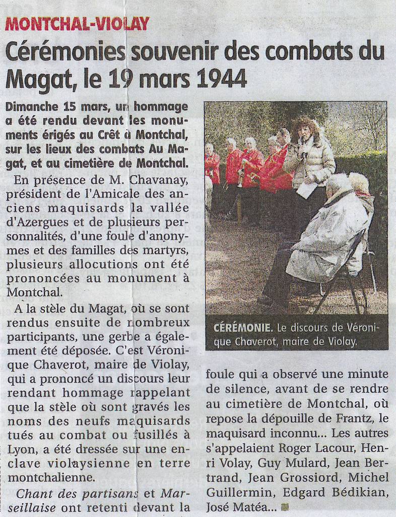 Journal Le Pays d'Entre Loire et Rhône du 19 mars 2015